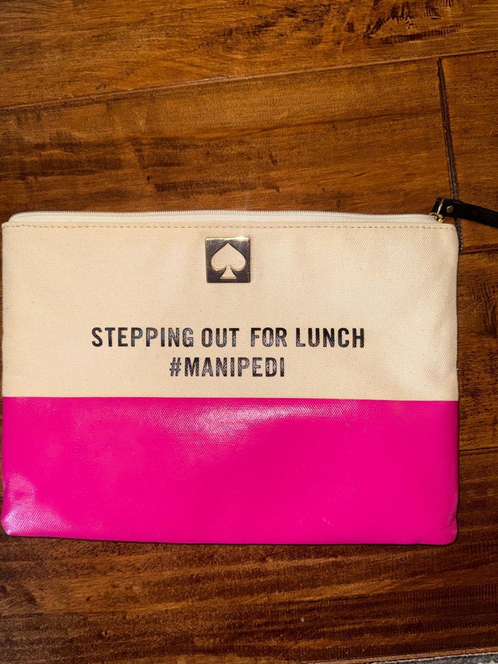 Kate Spade ♠️ Georgie Clutch EUC Stepping out for Lunch #MANIPEDI Zippered Pouch